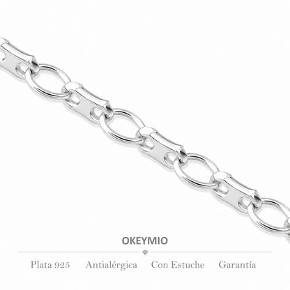Cadena Tejido Gucci (45cm) Plata 925 Italiana