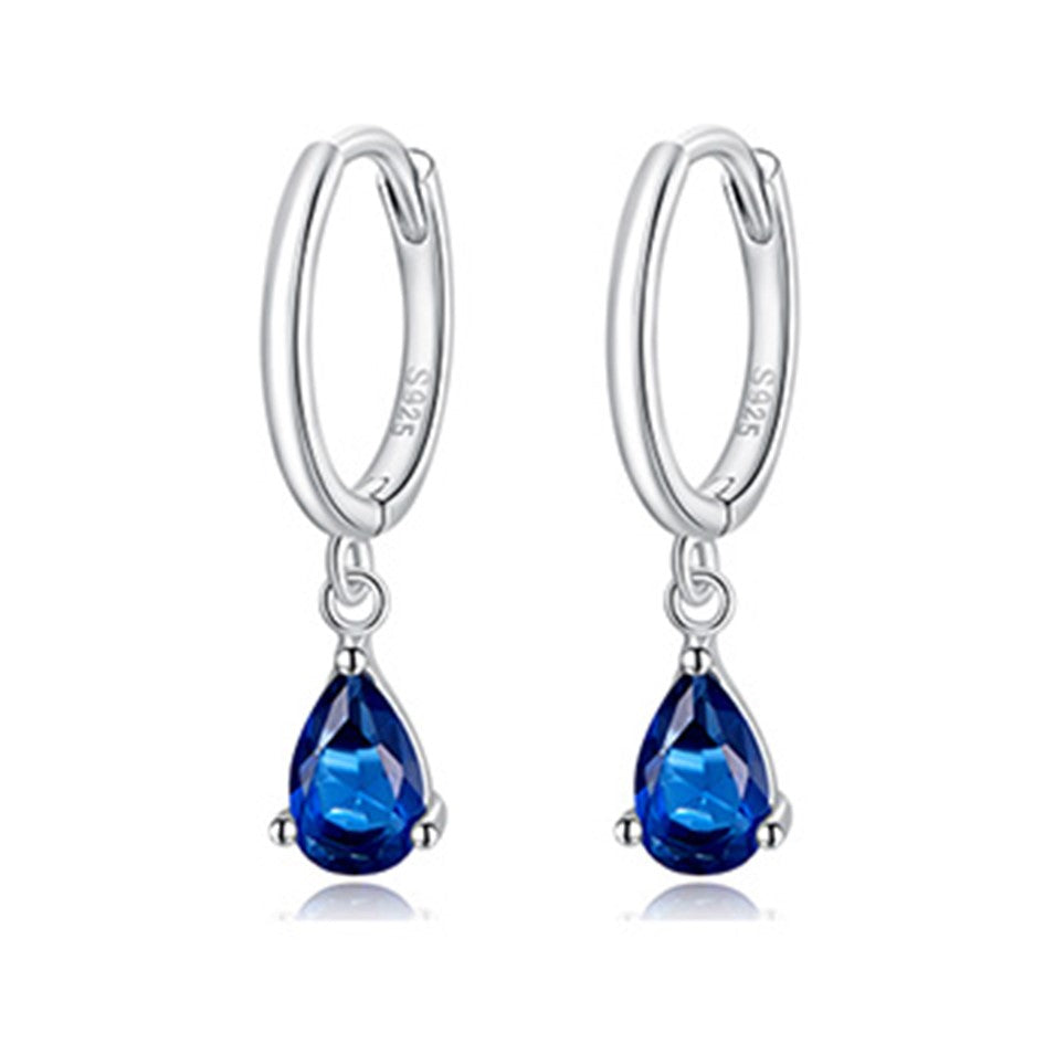 Candongas Aretes Cristal Gota