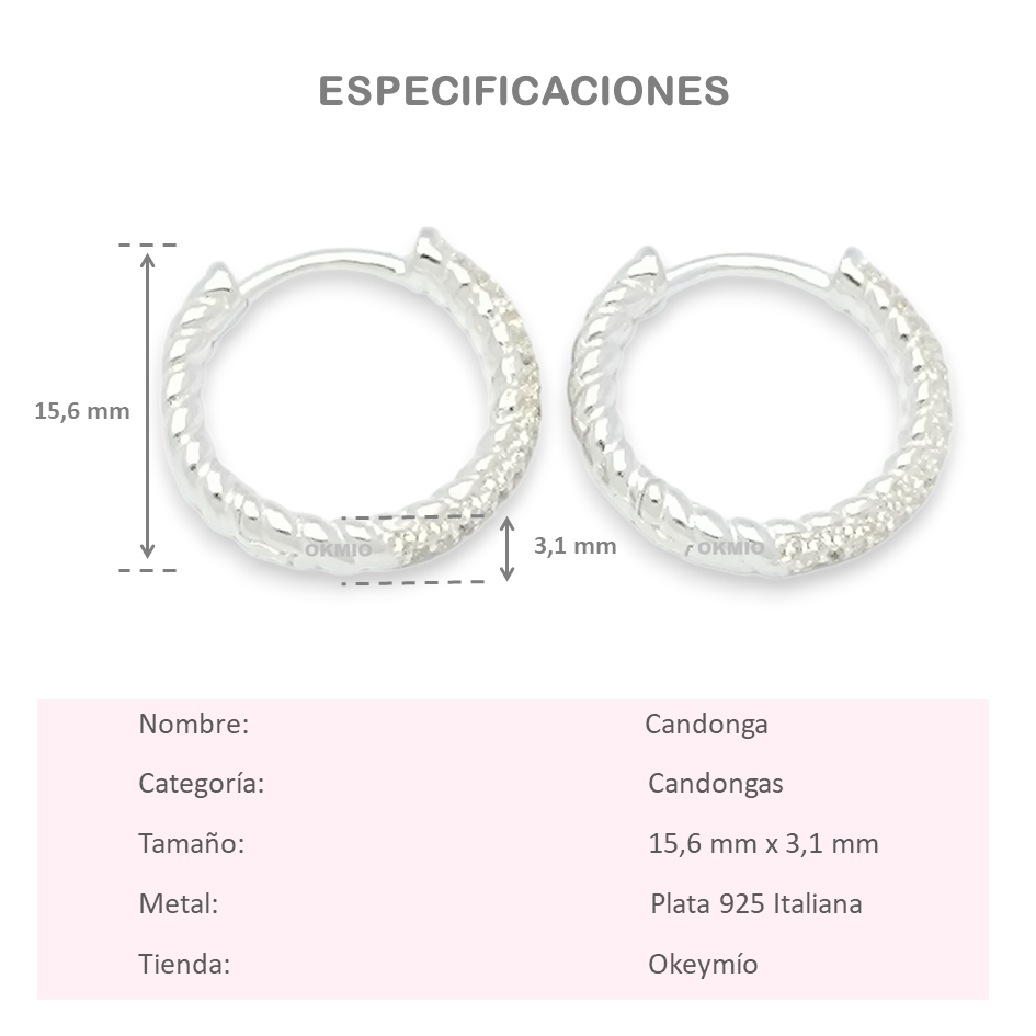 Aretes Candonga Circones