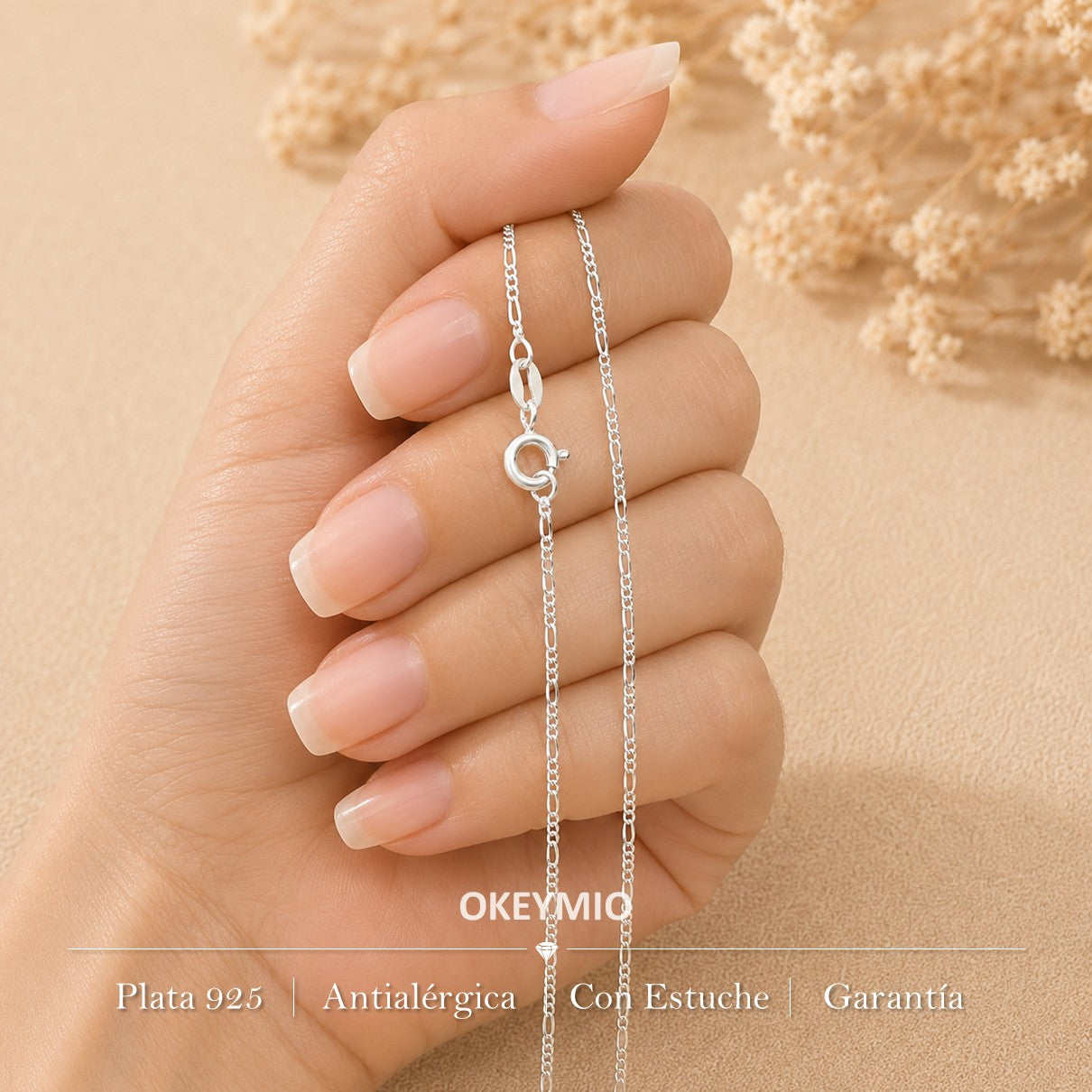 Cadena Tejido Cartier (50cm)