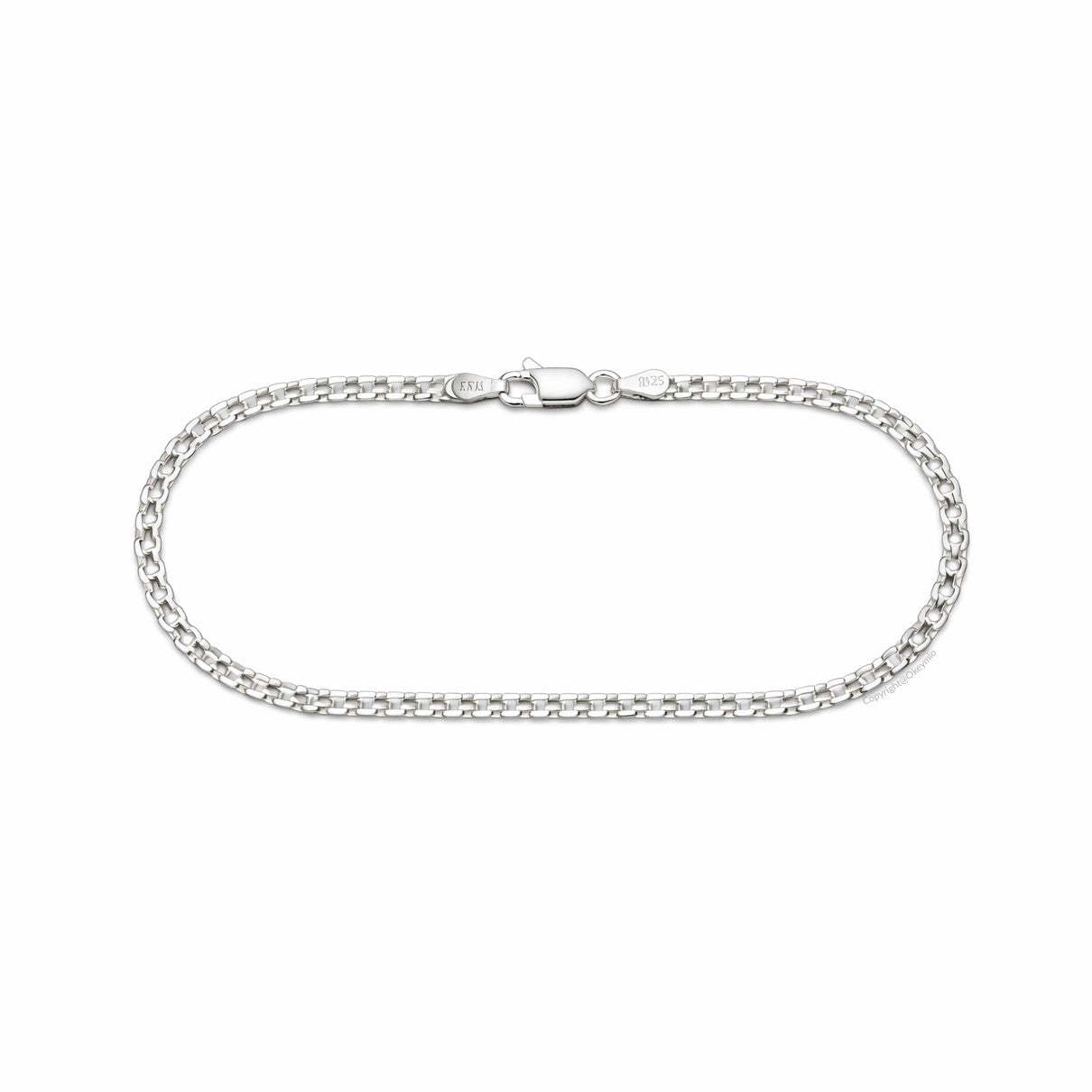 Pulsera Chinesca Plata 925 Italiana