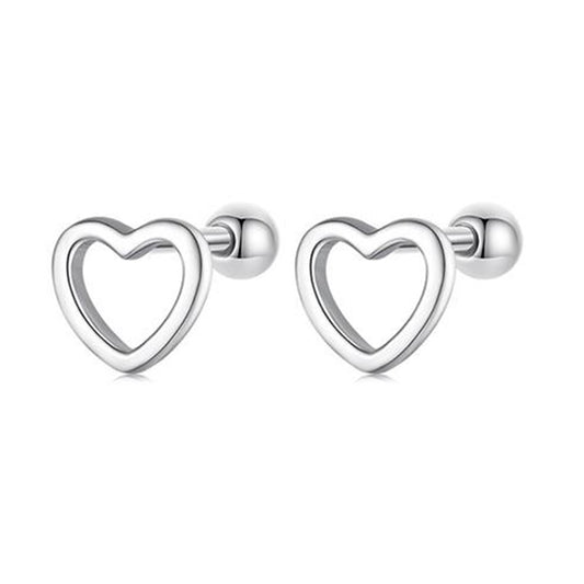 Aretes Topos De Corazón