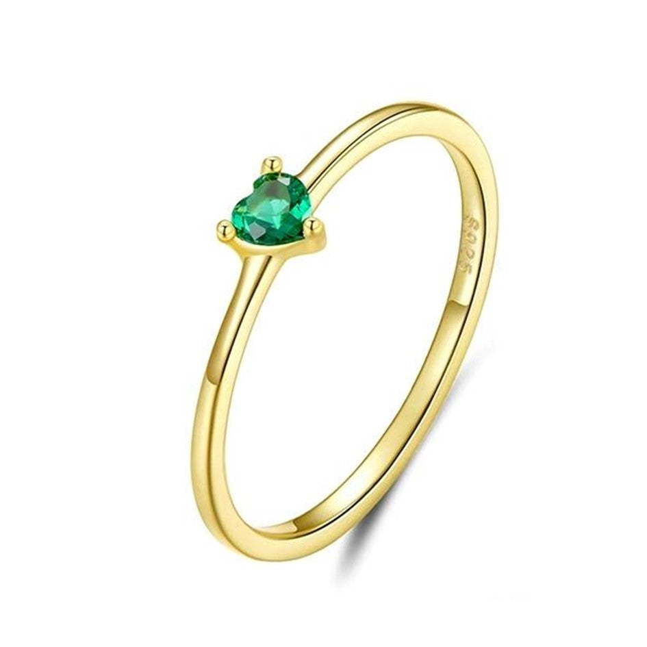 Anillo En Plata 925 En Baño de Oro 18k