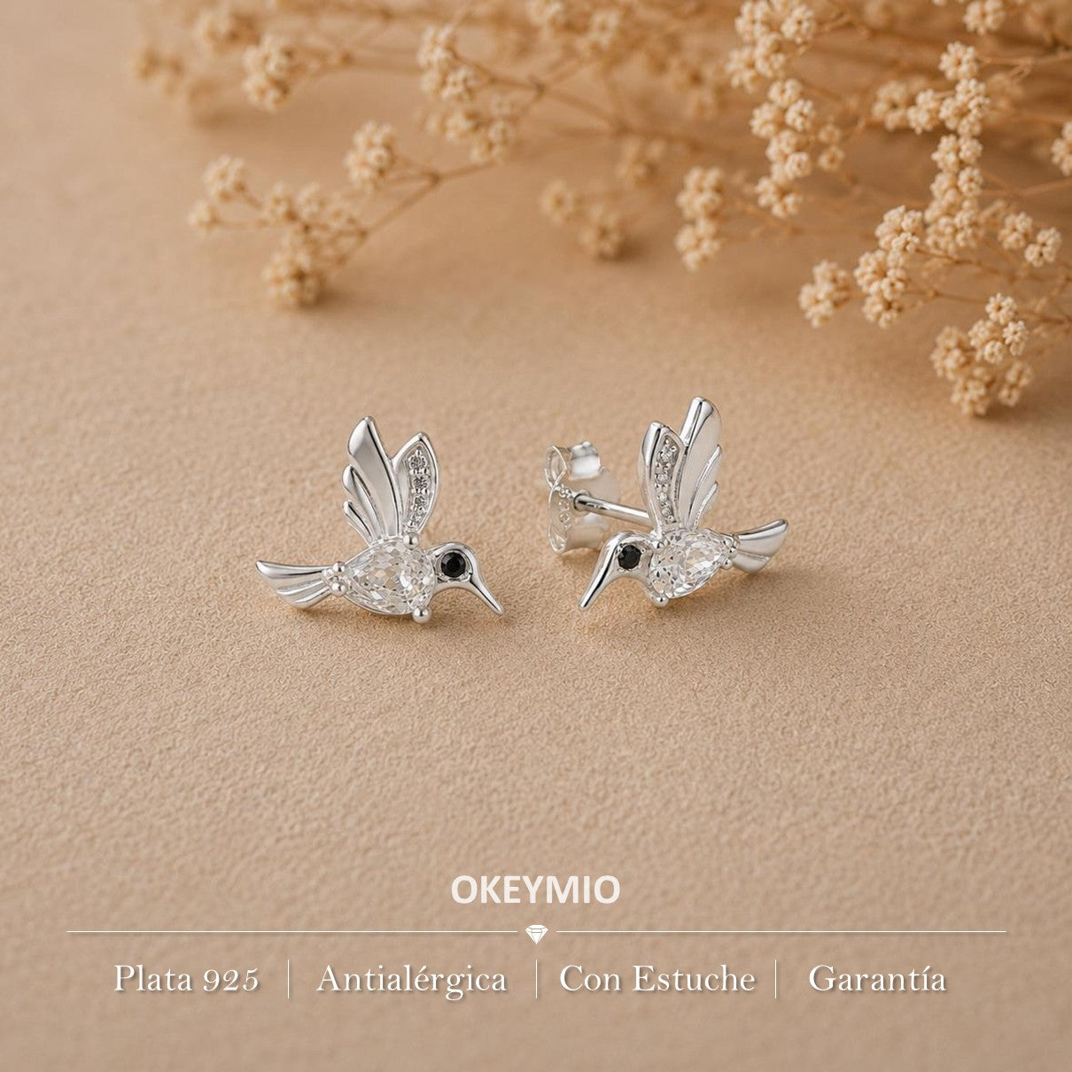 Colibri En Plata 925