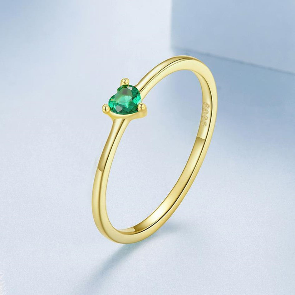 Anillo En Plata 925 En Baño de Oro 18k