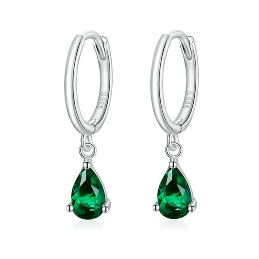 Candongas Aretes Cristal Gota