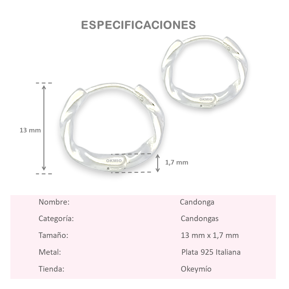 Aretes Candonga