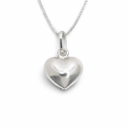 Dije Corazón En plata 925 Antialergica