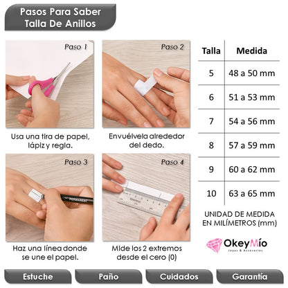 Anillo De Circones Para Mujer